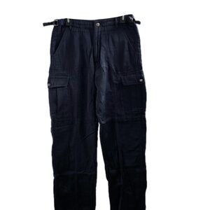 RARE - CHROME HEARTS - Black Cargo Pants Unisex Size: 32